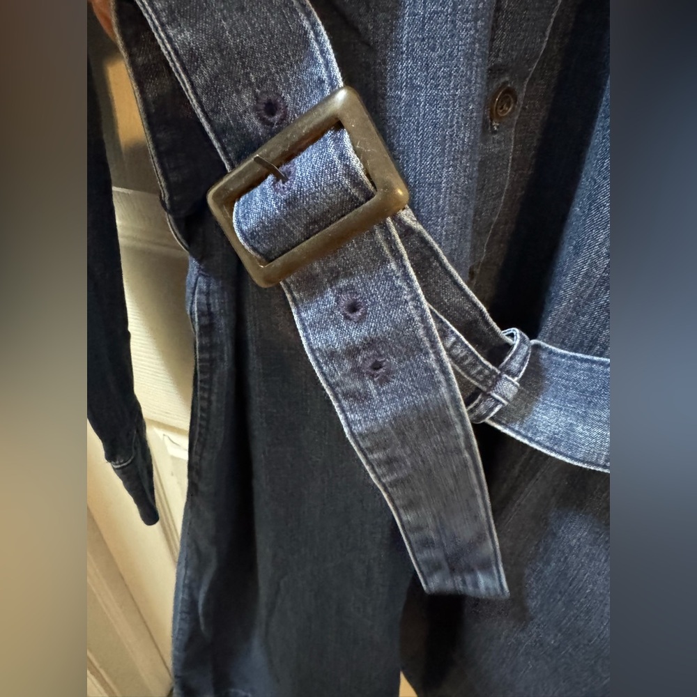 J.Crew Chambray Utility Shirt dress size 6 - Picture 7 of 10